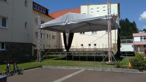 prodej použitý Grand suport 9x7m a pódium 8x6m